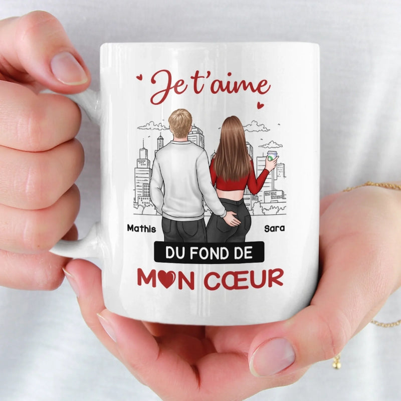 Mug Personnalisée – Cadeaux D’Anniversaire De Mariage Pour Mari Et Femme, Pour Lui Et Pour Elle – Le Désir Nous Unit, L’amour Nous Dévore