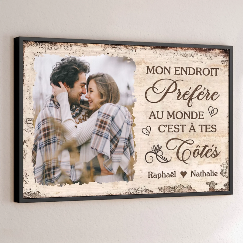 Affiche Horizontale Personnalisée – Cadeaux Personnalisés D’Anniversaire De Mariage Et De Mariage Pour Mari Et Femme, Pour Lui Et Pour Elle – Toujours Toi, Toujours Nous