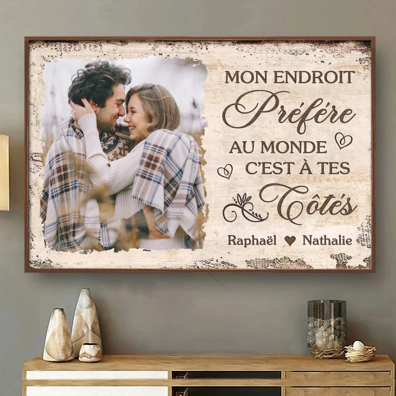 Affiche Horizontale Personnalisée – Cadeaux Personnalisés D’Anniversaire De Mariage Et De Mariage Pour Mari Et Femme, Pour Lui Et Pour Elle – Toujours Toi, Toujours Nous