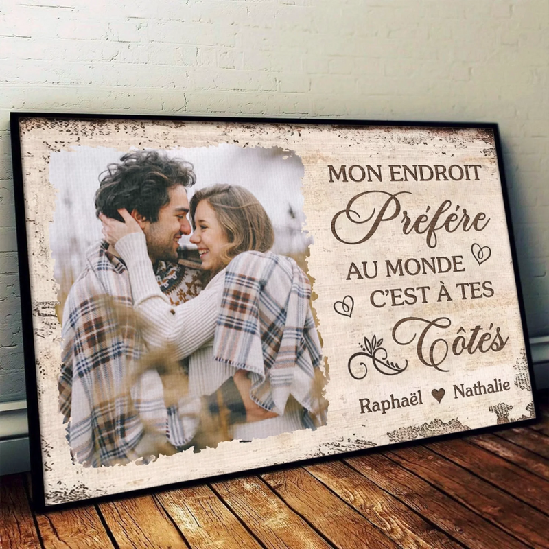 Affiche Horizontale Personnalisée – Cadeaux Personnalisés D’Anniversaire De Mariage Et De Mariage Pour Mari Et Femme, Pour Lui Et Pour Elle – Toujours Toi, Toujours Nous