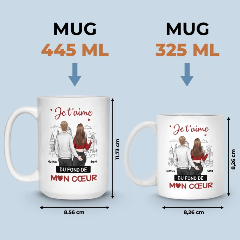 Mug Personnalisée – Cadeaux D’Anniversaire De Mariage Pour Mari Et Femme, Pour Lui Et Pour Elle – Le Désir Nous Unit, L’amour Nous Dévore