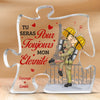 Plaque Acrylique En Forme De Puzzle Personnalisée – Cadeaux D’Anniversaire De Mariage Pour Mari Et Femme, Lui Et Elle – Tu Seras Pour Toujours Mon Éternité