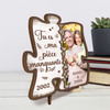 Plaque En Bois Personnalisée À Deux Couches Avec Photo Et Support – Cadeaux D’Anniversaire De Mariage Pour Mari Et Femme, Lui Et Elle – Deux Âmes Qui S’emboîtent Parfaitement