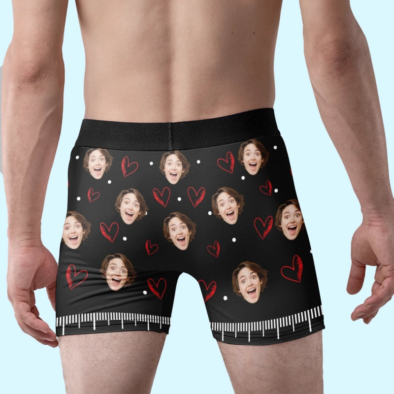 Boxer Homme Personnalisé Avec Photo – Cadeaux D’Anniversaire, De Noël Et De Mariage Pour Mari Et Femme, Pour Lui Et Pour Elle – Je Deviens Sage Seulement Apres Toi