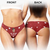 Culotte Femme Personnalisée Avec Photo – Cadeaux D’Anniversaire Et De Mariage Pour Mari Et Femme, Pour Lui Et Pour Elle – Tes Bras Sont Mon Endroit Prefere