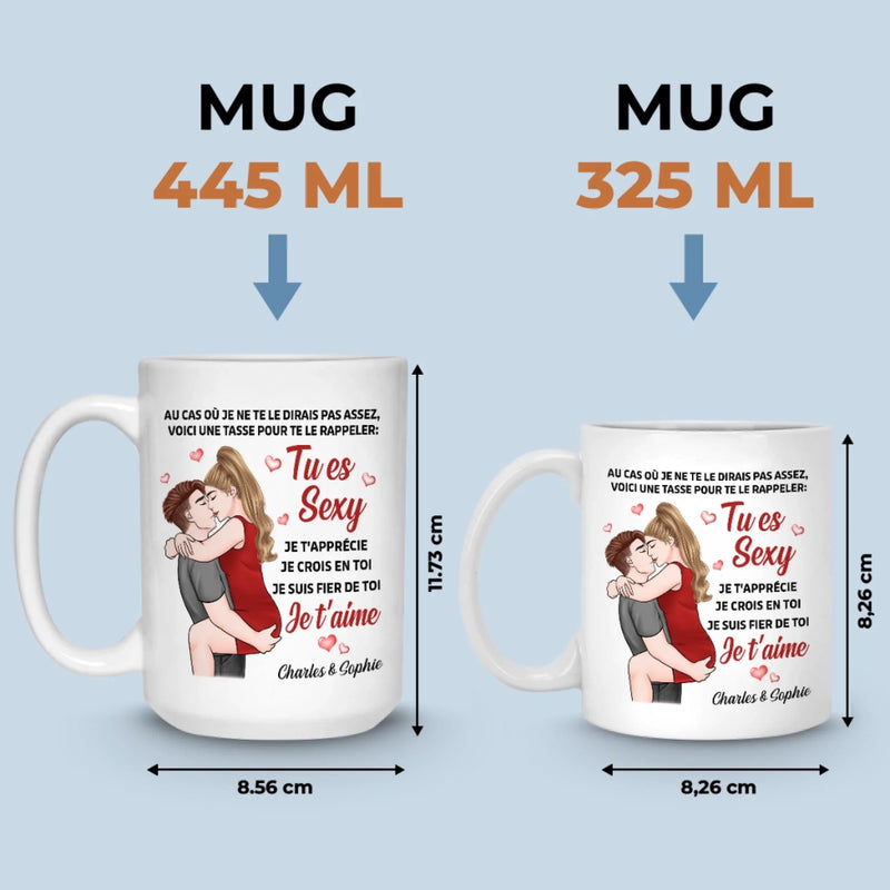 Tasse Personnalisée – Cadeaux D’Anniversaire De Mariage Pour Mari Et Femme, Pour Lui Et Pour Elle – Avec Toi, Chaque Moment Trouve Sa Beauté