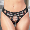 Culotte Femme Personnalisée Avec Photo – Cadeaux D’Anniversaire Et De Mariage Pour Mari Et Femme, Pour Lui Et Pour Elle – Je Te Veux Encore Et Encore