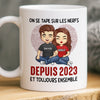 Mug Personnalisée – Cadeaux D’Anniversaire De Mariage Pour Mari Et Femme, Pour Lui Et Pour Elle – Ton Amour Éclaire Mes Silences