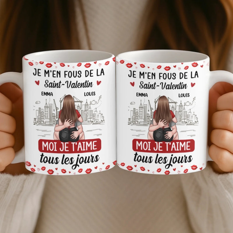Mug Personnalisée – Cadeaux D’Anniversaire De Mariage Pour Mari Et Femme, Pour Lui Et Pour Elle – Nos Cœurs Savent Le Chemin