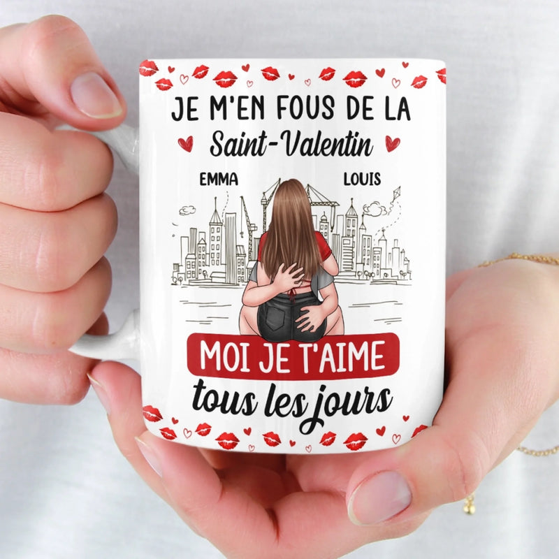 Mug Personnalisée – Cadeaux D’Anniversaire De Mariage Pour Mari Et Femme, Pour Lui Et Pour Elle – Nos Cœurs Savent Le Chemin