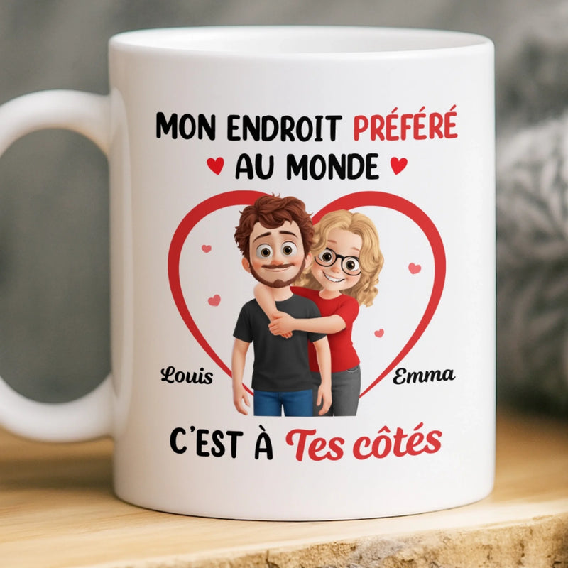 Mug Personnalisée – Cadeaux D’Anniversaire De Mariage Pour Mari Et Femme, Pour Lui Et Pour Elle – Nos Regards Racontent Tout