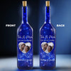 Lampe-Bouteille Bleue Personnalisée Avec Photo – Cadeaux D’Anniversaire De Mariage Pour Mari Et Femme, Lui Et Elle – Tu Es Mon Éternel Et Pour Toujours.