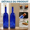 Lampe-Bouteille Bleue Personnalisée Avec Photo – Cadeaux D’Anniversaire De Mariage Pour Mari Et Femme, Lui Et Elle – Tu Es Mon Éternel Et Pour Toujours.