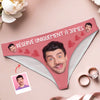 Culotte Femme Personnalisée Avec Photo – Cadeaux D’Anniversaire Et De Mariage Pour Mari Et Femme, Pour Lui Et Pour Elle – Ta Présence Rend Tout Plus Doux