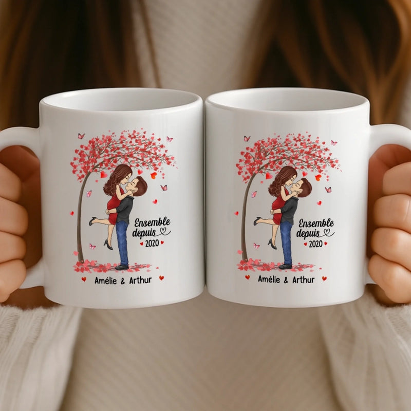 Mug Personnalisé – Cadeaux D’Anniversaire De Mariage Pour Mari Et Femme, Pour Lui Et Pour Elle – Je Serai Toujours Là Pour Toi