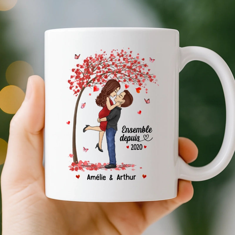 Mug Personnalisé – Cadeaux D’Anniversaire De Mariage Pour Mari Et Femme, Pour Lui Et Pour Elle – Je Serai Toujours Là Pour Toi