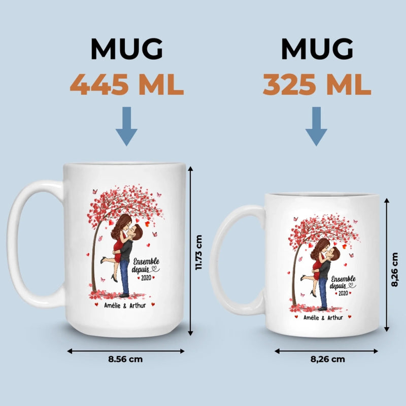 Mug Personnalisé – Cadeaux D’Anniversaire De Mariage Pour Mari Et Femme, Pour Lui Et Pour Elle – Je Serai Toujours Là Pour Toi
