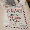 Custom Blanket - Personalized Anniversary Wedding Gifts For Husband And Wife, Him And Her - You Are My Chosen Calm