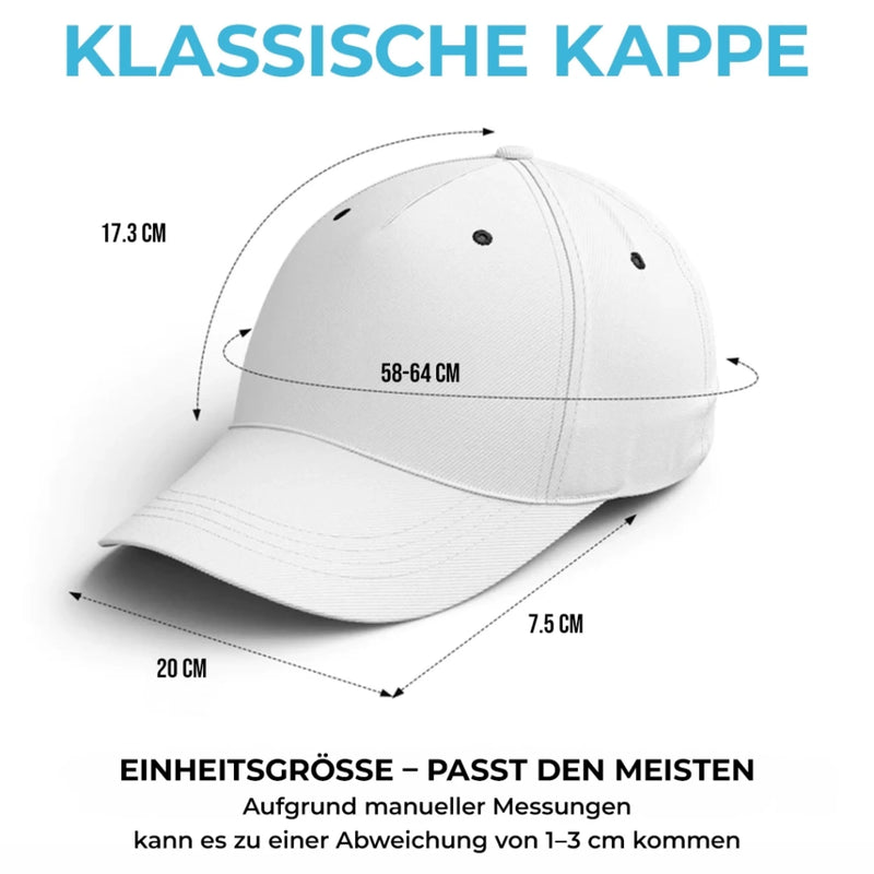 Personalisierte klassische Kappe mit Allover-print – Geschenk für Pferdeliebhaber – Für echte Pferdefans