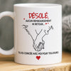 Mug Personnalisé – Cadeaux D’Anniversaire De Mariage Pour Mari Et Femme, Pour Lui Et Pour Elle – Ta Présence Rend Tout Plus Doux