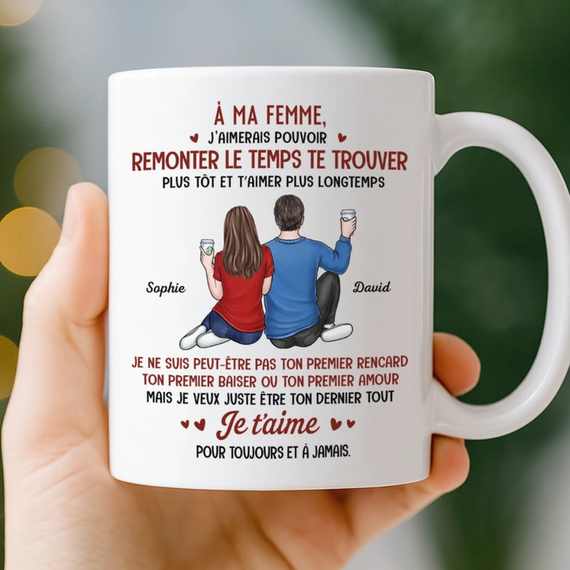 Mug Personnalisé – Cadeaux D’Anniversaire De Mariage Pour Mari Et Femme, Pour Lui Et Pour Elle – Mon Cœur Te Reconnaît Toujours