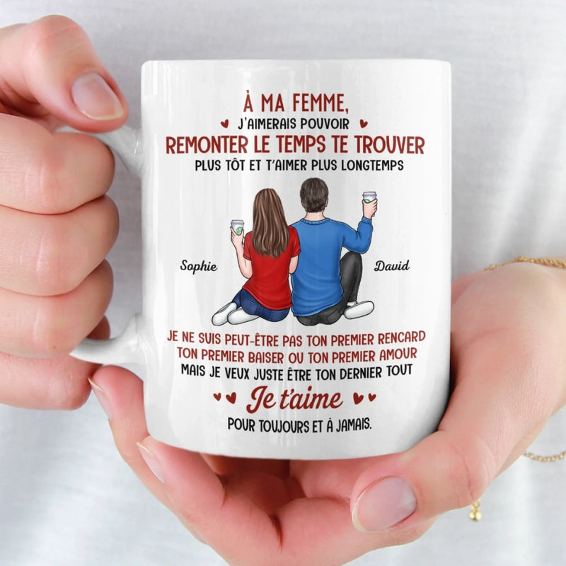 Mug Personnalisé – Cadeaux D’Anniversaire De Mariage Pour Mari Et Femme, Pour Lui Et Pour Elle – Mon Cœur Te Reconnaît Toujours