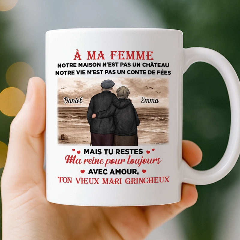 Mug Personnalisé – Cadeaux D’Anniversaire De Mariage Pour Mari Et Femme, Pour Lui Et Pour Elle – Ensemble Est Mon Endroit Préféré
