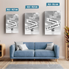 Cadeau Toile Verticale Personnalisée Pour Couple – L'amour Nous Guidera