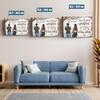 Cadeau Toile Horizontale Personnalisée Pour Couple – Main Dans La Main