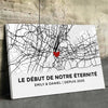 Cadeau Toile Horizontale Personnalisée Avec Photo Pour Couple – Je Serai Toujours Là