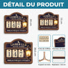 Cadeau Panneau Bois Personnalisable – Pour Lecteurs – Amour Livres