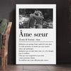 Cadeau Toile Verticale Personnalisée Avec Photo - Pour Couple – Mon Cœur T’appartient