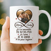 Cadeau Mug Personnalisable Avec Photo – Pour Couple – Vivre Pour T'Aimer