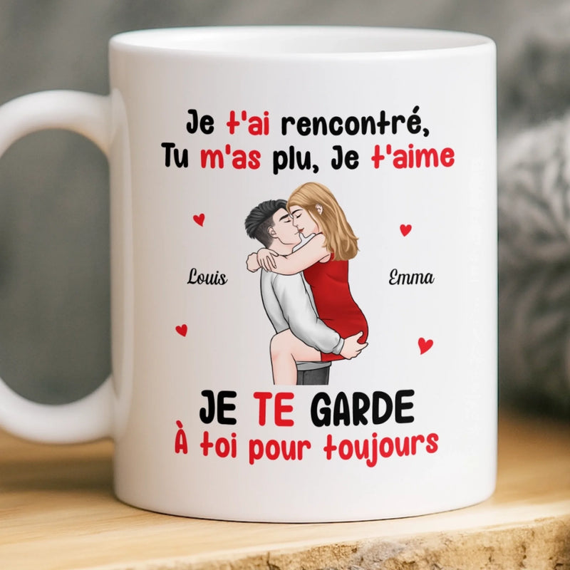 Cadeau Mug Personnalisable – Pour Couple – Tu Es Mon Souffle