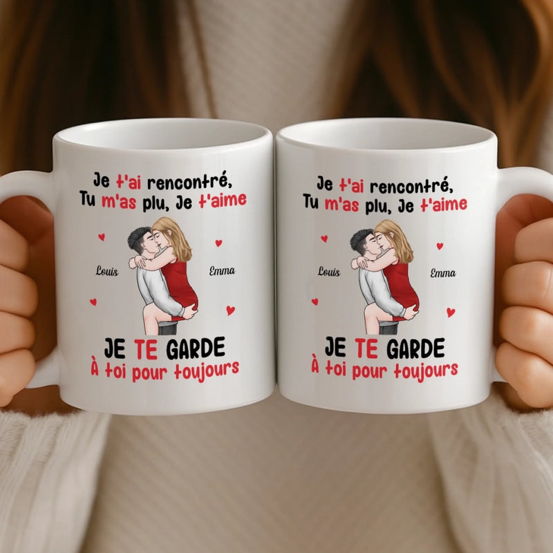 Cadeau Mug Personnalisable – Pour Couple – Tu Es Mon Souffle