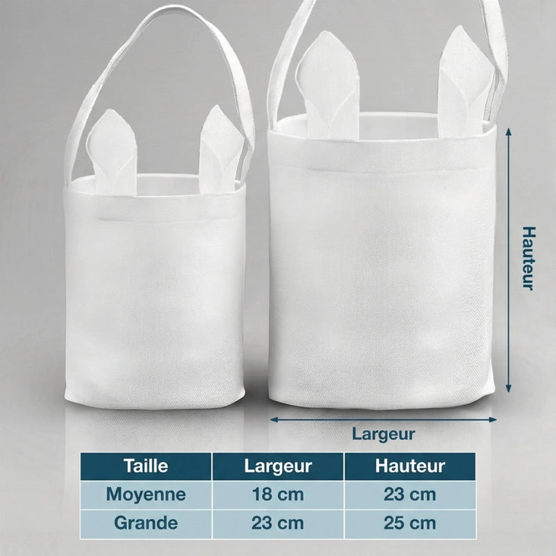 Panier Lapin Personnalisé – Cadeau De Pâques Pour Enfants – Petit Trésor De Pâques
