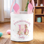 Panier Lapin Personnalisé – Cadeau De Pâques Pour Enfants – La Magie De Pâques
