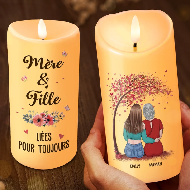 Bougie LED Personnalisée – Cadeau Pour Fille, Maman – Toi Avant Tout