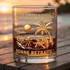 Verre À Whisky Personnalisé – Cadeau Pour Retraités – Bonne Retraite