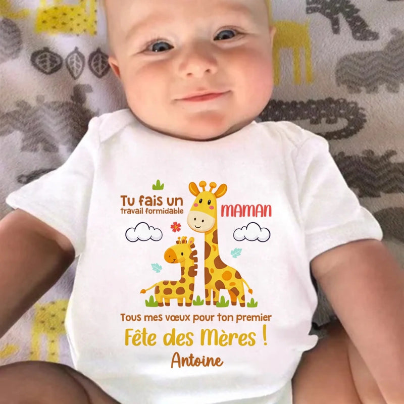 Body Bébé Personnalisé – Cadeau Pour Nouveau-Né - Vous Faites Un Excellent Travail