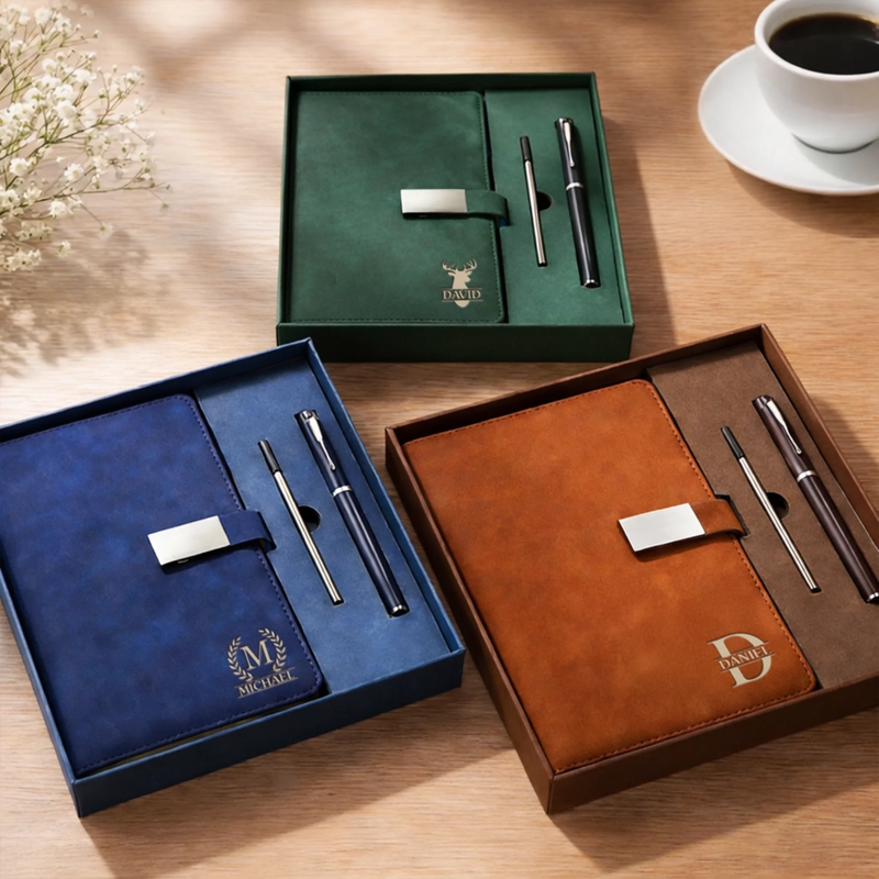 Carnet En Cuir Personnalisé – Cadeau Pour Couple – Tu Rends La Vie Plus Douce