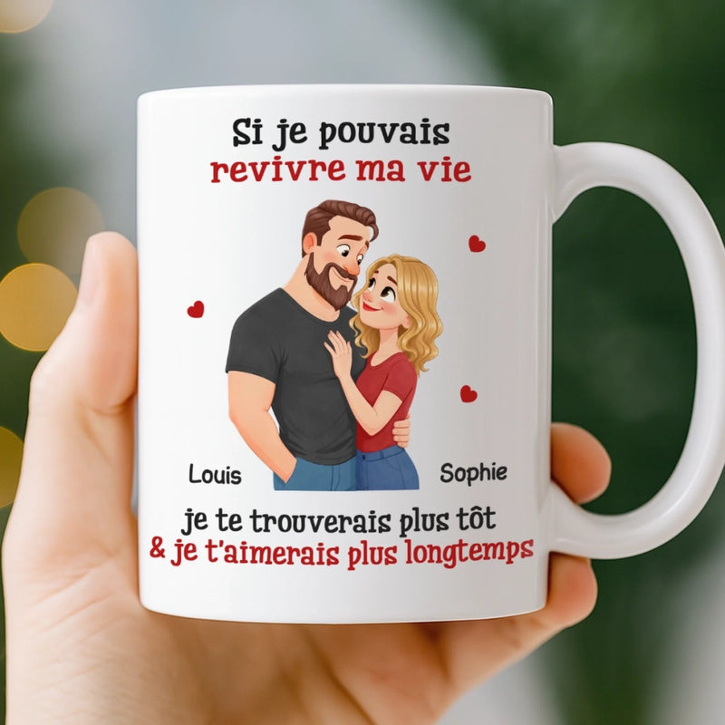 Cadeau Mug Personnalisable – Pour Couple – Le Bonheur D’Être Ensemble