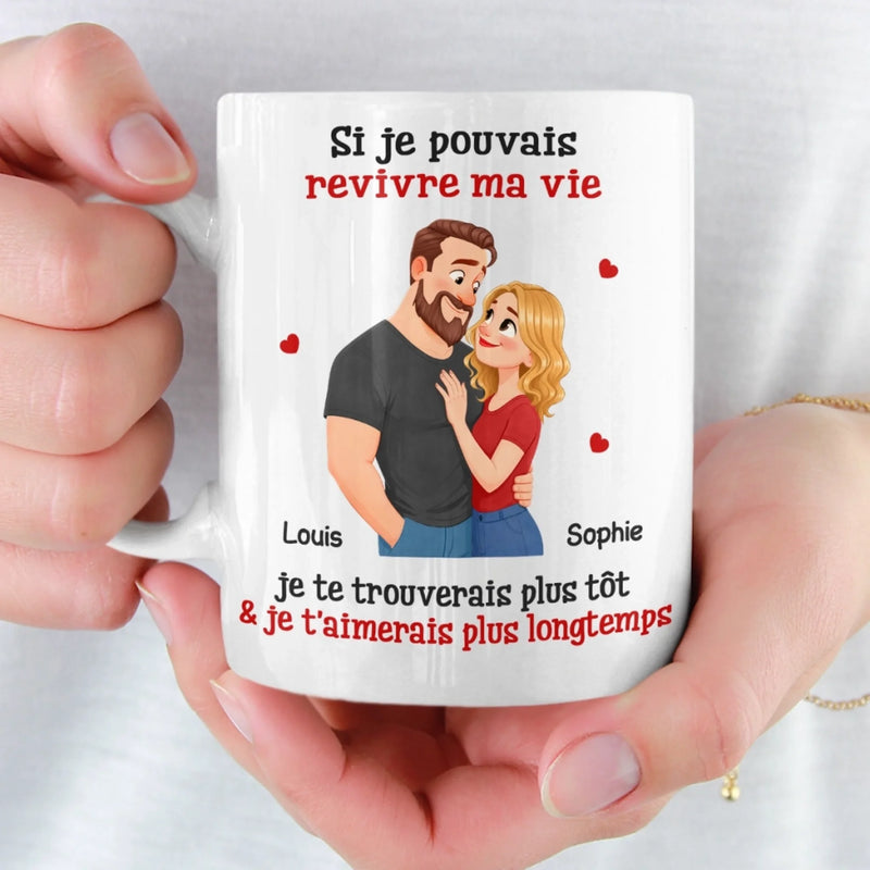 Cadeau Mug Personnalisable – Pour Couple – Le Bonheur D’Être Ensemble