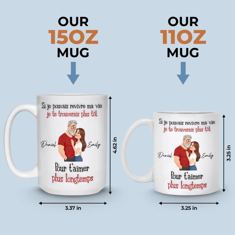 Mug Personnalisé Effet 3D Imprimé – Cadeau Pour Couple – Le Début De Leur Éternité