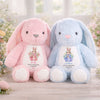 Peluche Lapin Personnalisée – Cadeau De Pâques Pour Bébé – Douceur À Câliner