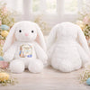 Peluche Lapin Personnalisée – Cadeau De Pâques Pour Bébé – Mon Compagnon Tout Doux