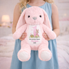 Peluche Lapin Personnalisée – Cadeau De Pâques Pour Bébé – Tendresse À Chaque Câlin