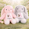 Peluche Lapin Personnalisée – Cadeau De Pâques Pour Bébé – Mon Lapin De Cœur