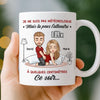 Tasse Personnalisée – Cadeaux D’Anniversaire De Mariage Pour Mari Et Femme, Pour Lui Et Pour Elle – Entre Tes Bras, Je Me Perds Et Je Me Retrouve À La Fois