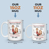 Tasse Personnalisée – Cadeaux D’Anniversaire De Mariage Pour Mari Et Femme, Pour Lui Et Pour Elle – Entre Tes Bras, Je Me Perds Et Je Me Retrouve À La Fois